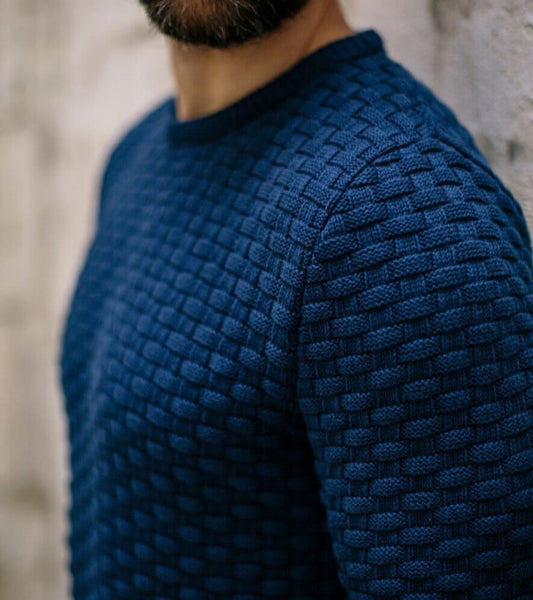 Blue Damier Sweater -30%