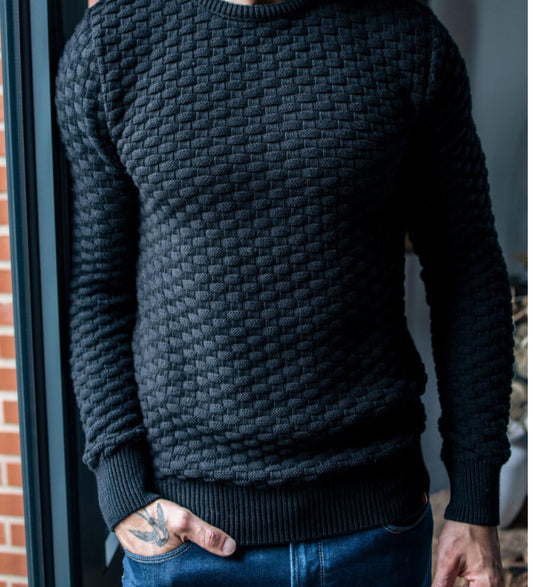 Black Damier Sweater -30%